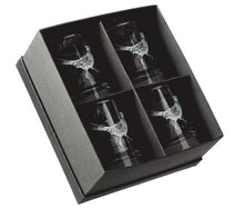 Load image into Gallery viewer, Pheasant Engraved Glass Tumbler Gift Set (Set of 4)
